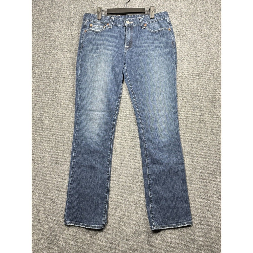 Vtg Women's Lucky Brand Dungarees by Gene Montesano Dark Wash Blue Jeans 12/31